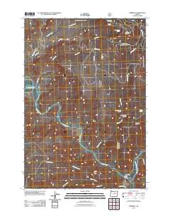 2011 Map of Kimberly, 2011 Print