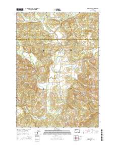 2014 Map of Kings Valley, 2014 Print