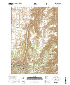 2020 Map of Kinney Lake, 2020 Print