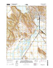 2014 Map of Klamath Falls, 2014 Print
