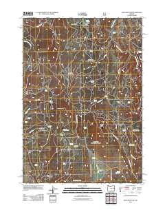 2011 Map of Knox Mountain, 2011 Print