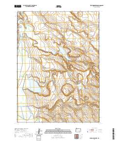 2020 Map of Krumbo Reservoir, 2020 Print