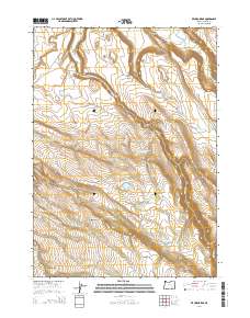 2014 Map of Krumbo Ridge, 2014 Print