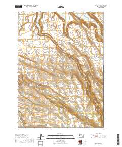 2020 Map of Krumbo Ridge, 2020 Print