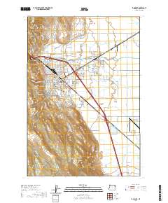 2020 Map of La Grande, 2020 Print