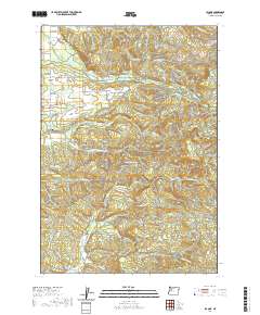 2020 Map of Lacomb, 2020 Print