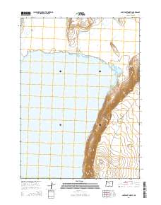 2014 Map of Lake Abert North, 2014 Print