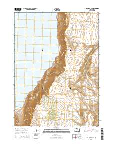 2014 Map of Lake Abert South, 2014 Print