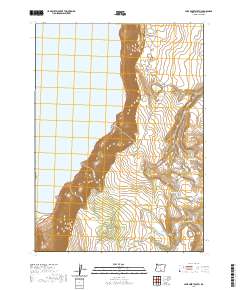 2020 Map of Lake Abert South, 2020 Print