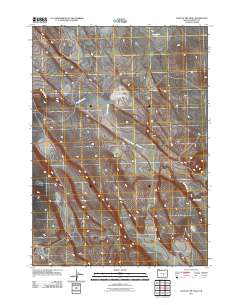 2011 Map of Lake on the Trail, 2011 Print
