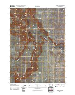 2011 Map of Lambert Rocks, 2011 Print