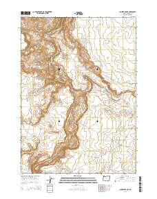 2014 Map of Lambert Rocks, 2014 Print