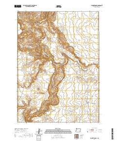 2020 Map of Lambert Rocks, 2020 Print