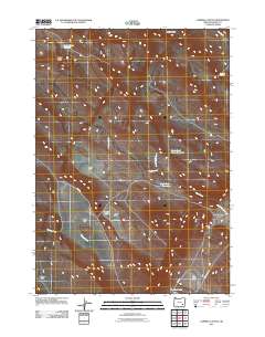 2011 Map of Lambing Canyon, 2011 Print
