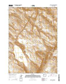 2014 Map of Lambing Canyon, 2014 Print