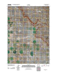 2011 Map of Lane Lake, 2011 Print