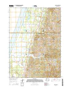 2014 Map of Langlois, 2014 Print