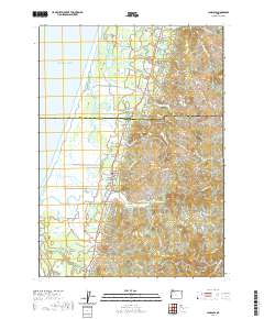 2020 Map of Langlois, 2020 Print