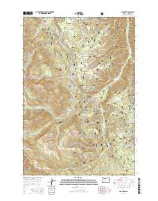 2014 Map of Lick Creek, 2014 Print