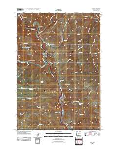 2011 Map of Lime, 2011 Print