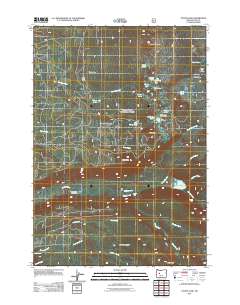 2011 Map of Linton Lake, 2011 Print