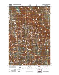 2011 Map of Little Beaver Creek, 2011 Print
