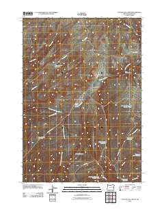 2011 Map of Little Black Canyon, 2011 Print
