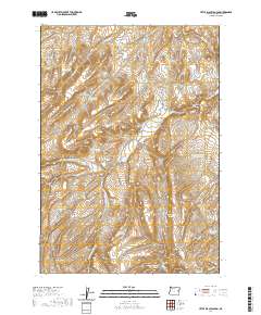 2020 Map of Little Black Canyon, 2020 Print