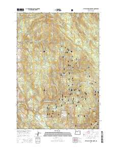 2014 Map of Little Catherine Creek, 2014 Print