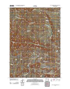 2011 Map of Little Juniper Spring, 2011 Print