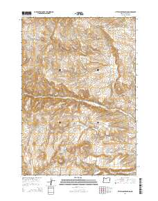 2014 Map of Little Juniper Spring, 2014 Print