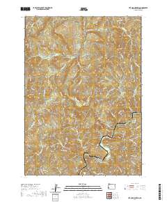 2020 Map of Live Oak Mountain, 2020 Print