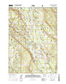 2014 Map of Location Butte, 2014 Print