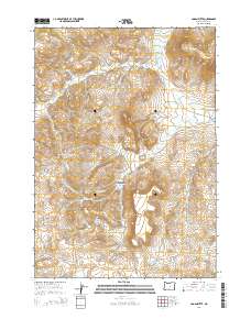 2014 Map of Logan Butte, 2014 Print