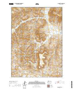 2020 Map of Logan Butte, 2020 Print