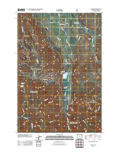 2011 Map of Lostine, 2011 Print