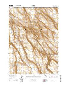 2014 Map of Lunch Lake, 2014 Print