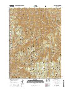 2014 Map of Mace Mountain, 2014 Print