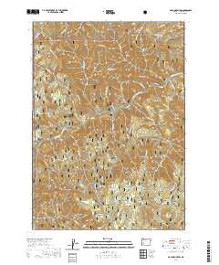 2020 Map of Mace Mountain, 2020 Print