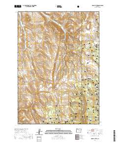 2020 Map of Mackey Butte, 2020 Print