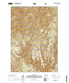 2020 Map of Madison Butte, 2020 Print