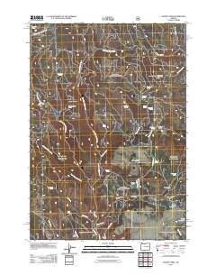2011 Map of Magpie Table, 2011 Print