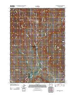 2011 Map of Mahogany Gap, 2011 Print