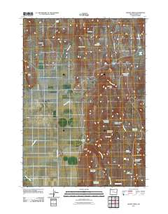2011 Map of Mahon Creek, 2011 Print
