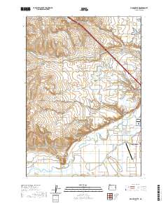 2020 Map of Malheur Butte, 2020 Print