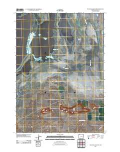 2011 Map of Malheur Lake East, 2011 Print