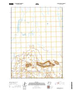 2020 Map of Malheur Lake East, 2020 Print