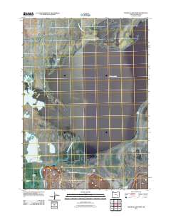2011 Map of Malheur Lake West, 2011 Print