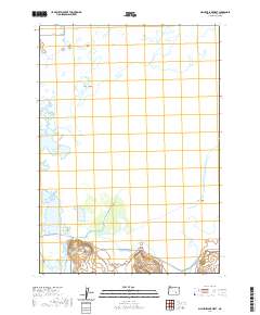 2020 Map of Malheur Lake West, 2020 Print