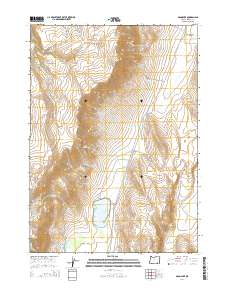 2014 Map of Mann Lake, 2014 Print